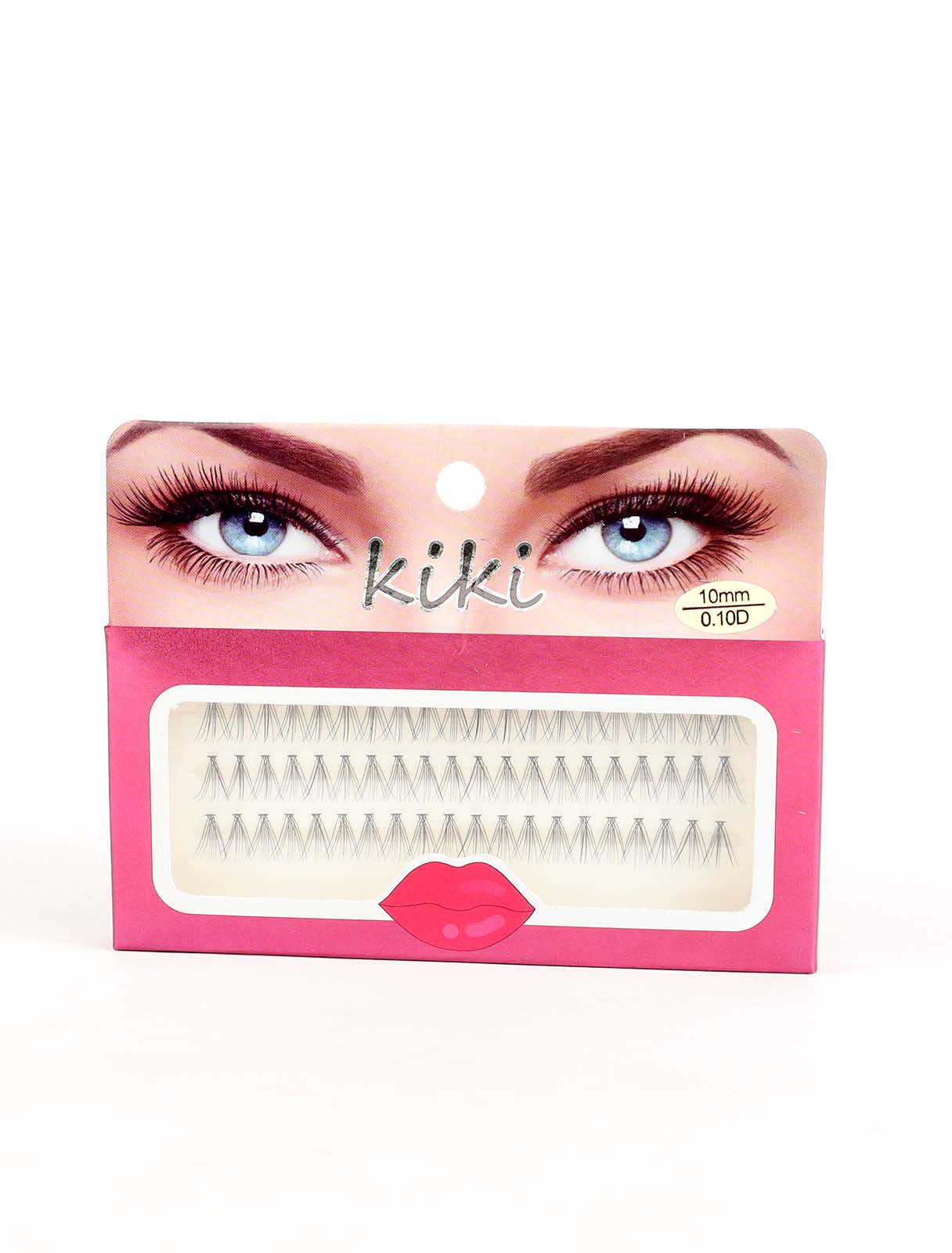 A set of natural hair eyelashes for the ends of the eye