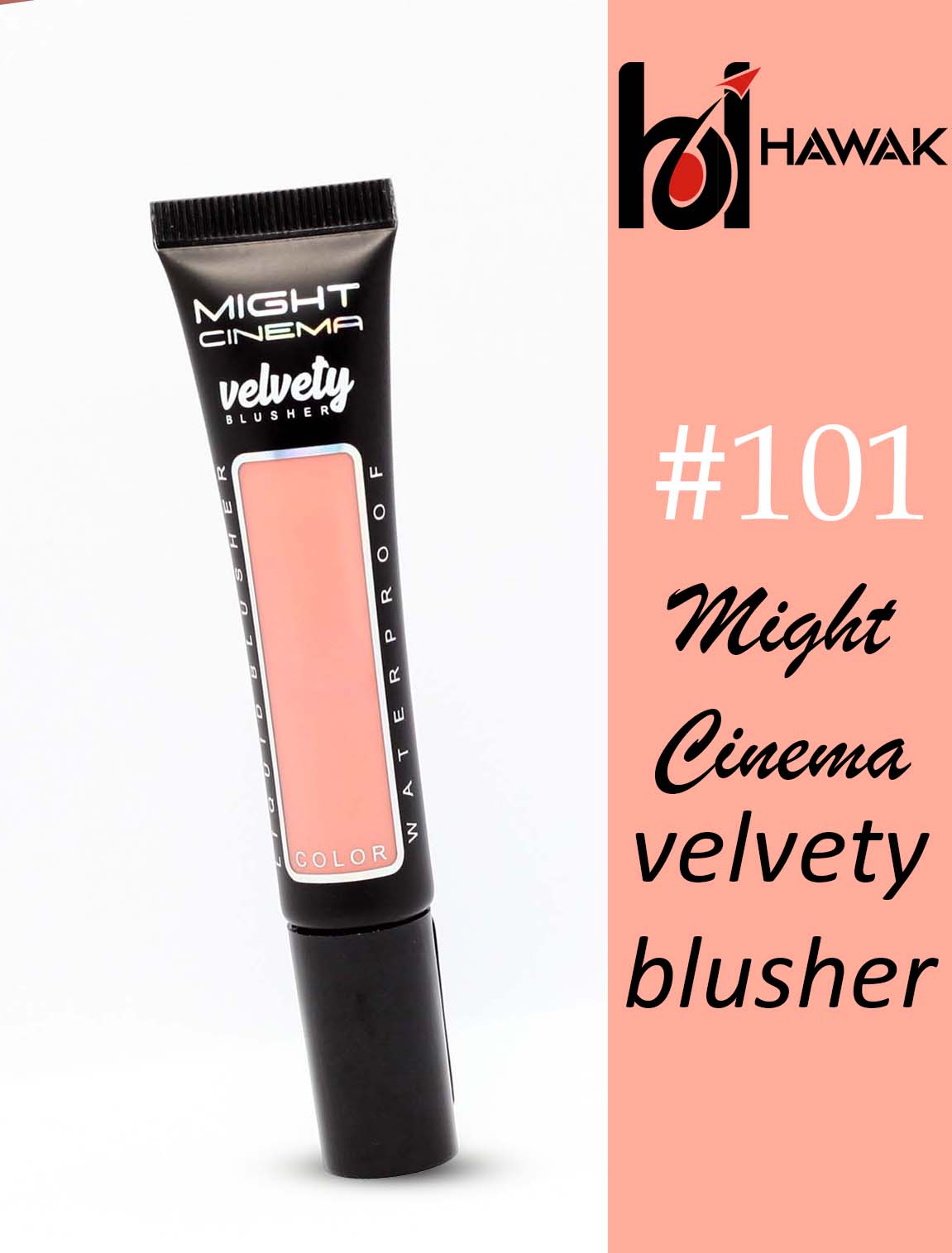 Velvety liquid blusher tube from Might Cinema