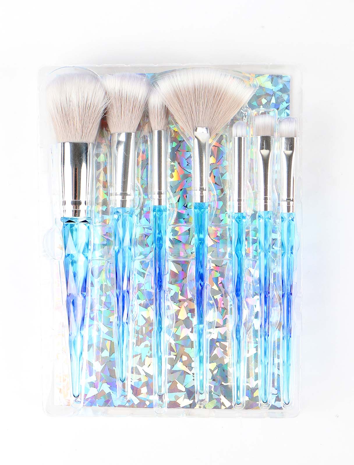 7pcs acrylic makeup brush set