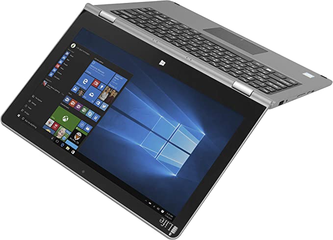 i-Life ZedNote 11 Laptop - Intel Quad Core 1.8 GHz, 11.6 Inch Touchscreen, 32GB, 2GB, Win 10 Home, Ar-En Keyboard,  Silver